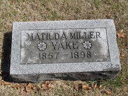 Matilda <I>Miller</I> Yake 