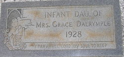 Infant Daughter Dalrymple 