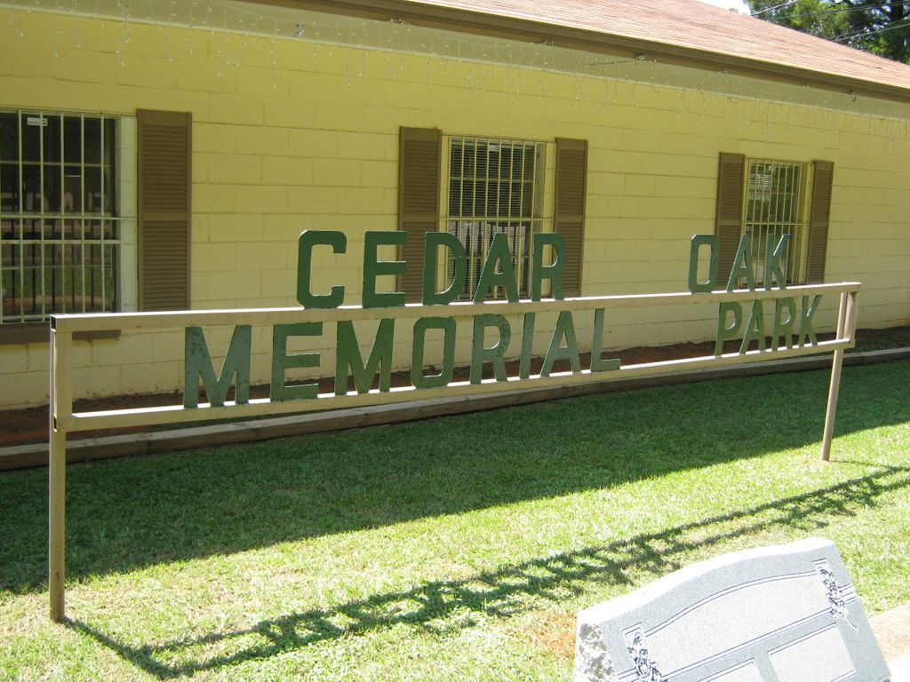 Cedar Oak Memorial Park