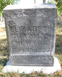 Elizabeth <I>Chapman</I> Newton 