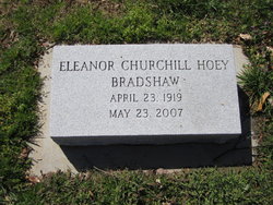 Eleanor Churchill <I>Hoey</I> Bradshaw 