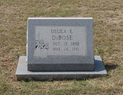 Delila Ernestine <I>Clements</I> DuBose 