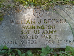 Sgt William J.K. Decker 