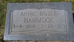 Annie <I>Doyle</I> Hammock 
