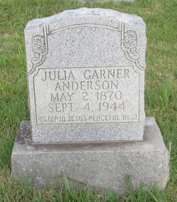 Julia <I>Garner</I> Anderson 