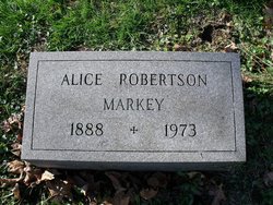 Alice <I>Robertson</I> Markey 