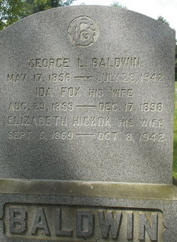 Elizabeth <I>Hickok</I> Baldwin 