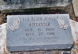Lue Ellen <I>Jones</I> Alexander 