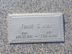 Frank G Aden 