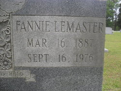 Fannie <I>LeMaster</I> Brown 