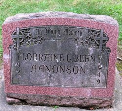 Lorraine L <I>Behn</I> Aanonson 