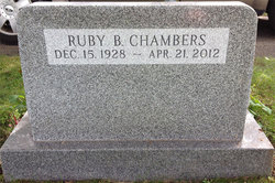 Ruby B <I>White</I> Chambers 