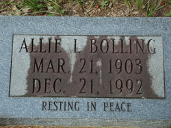 Allie Irene Bolling 