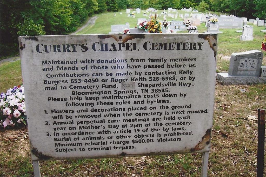 Currys Chapel Cemetery