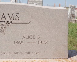 Alice Benjamin <I>Purcell</I> Adams 
