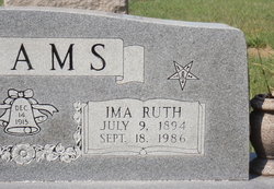 Ima Ruth <I>Simmons</I> Adams 