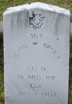 John W Brock 