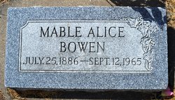 Alice Mabel <I>Gardner</I> Bowen 