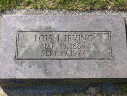 Lois Irene “Rena” <I>Wiggins</I> Irving 