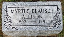 Myrtle <I>Blauser</I> Allison 