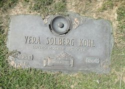 Vera May <I>Hirst</I> Kohl 