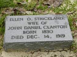 Ellen Ophelia <I>Strickland</I> Clanton 
