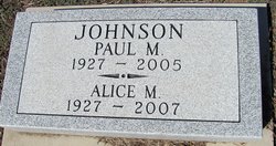 Alice Mae <I>Mercer</I> Johnson 