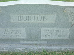 Queenie <I>Melton</I> Burton 