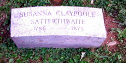 Susanna <I>Claypoole</I> Satterthwaite 