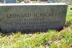 Pvt Leonard Hubert Puckett 