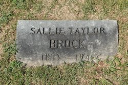 Sarah Isabel “Sallie Belle” <I>Taylor</I> Brock 
