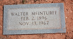 Walter Alfred “Dee” McInturff 