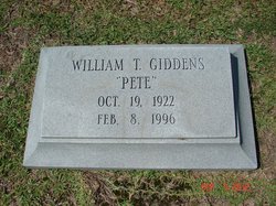William T. “Pete” Giddens 