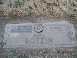 Bertha Mavis <I>Streeter</I> Rotzin 