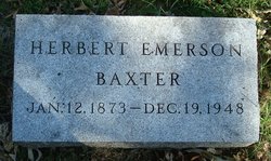 Herbert Emerson Baxter 