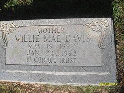Willie Mae <I>Sykes</I> Davis 