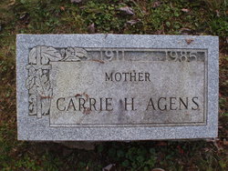 Carrie Helen <I>Hostetlar</I> Agens 