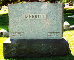 Mary Martha <I>Sparks</I> Merritt 