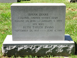 Ruth <I>Taylor</I> Evans 