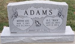 Roscoe C. “Rock” Adams 