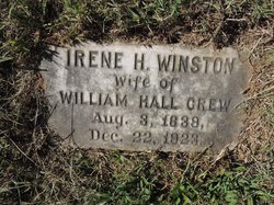 Irene H <I>Winston</I> Crew 
