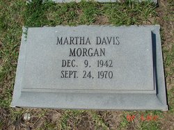 Martha <I>Davis</I> Morgan 