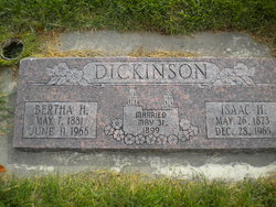 Bertha <I>Hatch</I> Dickinson 