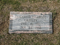 Elizabeth Ann <I>Tillmont</I> Greeley 