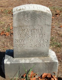 Mattie Martha <I>Hays</I> Lassiter 