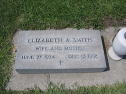 Elizabeth A “Betty” <I>Miller</I> Smith 