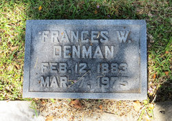 Frances <I>Wootters</I> Denman 