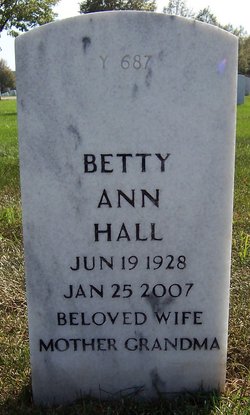 Betty Ann <I>Marose</I> Hall 