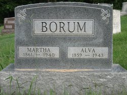 Martha Louisa Jane <I>Rich</I> Borum 