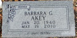 Barbara Gerline <I>Bilbrey</I> Akey 